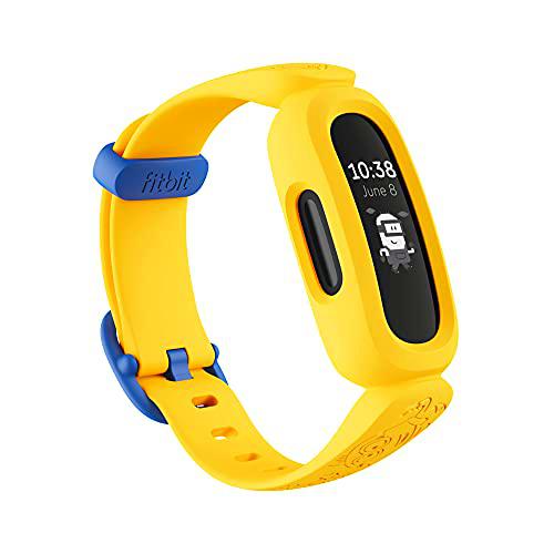 Fitbit Ace 3 Activity Tracker, Unisex-Youth, Negro/Amarillo (Minions), One Size