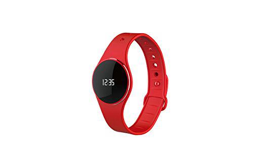 MyKronoz ZeCircle - Smartwatch, Reloj de pulsera, con pantalla táctil, Rojo