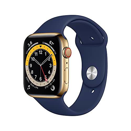 Apple Watch Series 6 (GPS + Cellular) - Caja de Acero Inoxidable en Oro de 44 mm