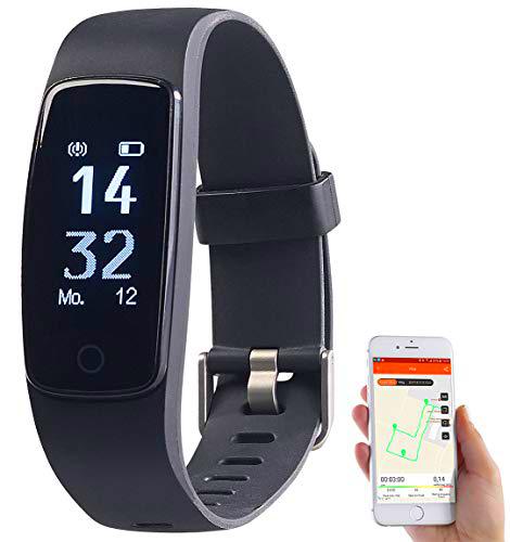 newgen medicals Aptitud Reloj de Pulsera: Pulsera de Fitness con GPS con Pantalla táctil XL