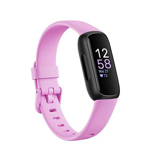 Fitbit Inspire 3,black/Lilac Bliss, Activity Tracker Unisex Adulto