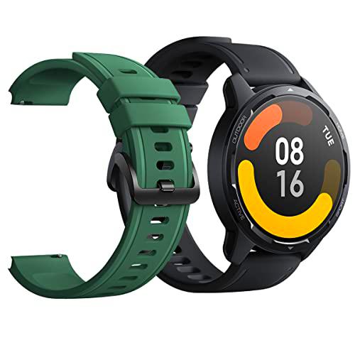 Xiaomi Watch S1 Active GL (Space Black) + Strap Green