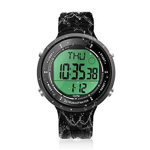 Reloj de pulsera para natación y buceo, reloj deportivo impermeable de 10 atm