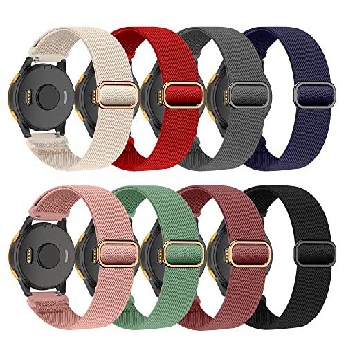 Correa de reloj de tela de nailon de 8 colores, 20 mm