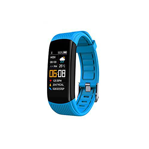 CUQOO Monitor de fitness premium - reloj de fitness con contador de pasos de presión arterial de ritmo cardíaco