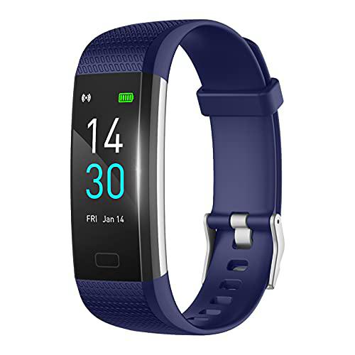 MicLee - Reloj Deportivo Inteligente Bluetooth, Reloj de Fitness para Hombre