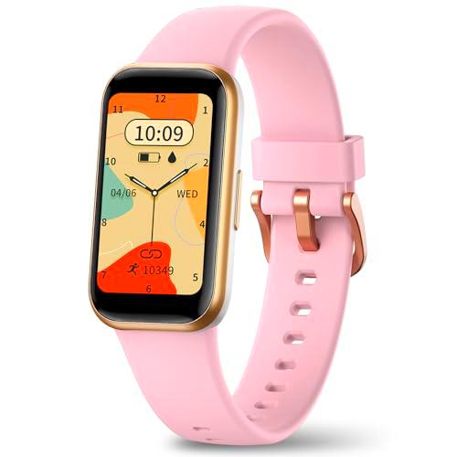Smart Pulsera Activida Reloj con podómetro iP68 Impermeable para Mujeres Hombres Niños Pulsera Actividad Compatible con Teléfonos Android e iOS