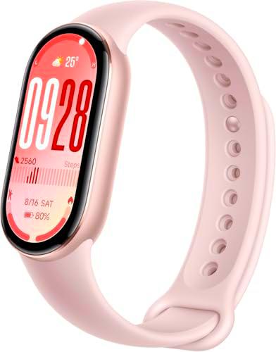 Xiaomi Smart Band 10 Rosa | Pulsera Inteligente con Pantalla AMOLED 1,72&quot; HD | Smartwatch Deportivo con 150+ Modos
