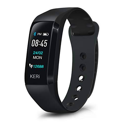 August Audar KERi-Pulsera Inteligente de Salud con Función de Tension Arterial Oxigeno Llamadas y Whatsapp Smartwatch Impermeable Compatible con Android&amp;iOS