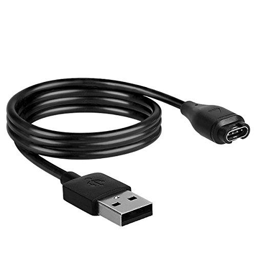 kwmobile Cable de Carga Compatible con Garmin Vivoactive 3/4 / Vivosport/Fenix 5/6 y más